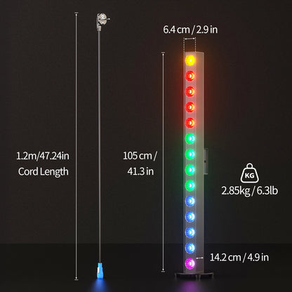 RGBW LED Wall Washer – LED Washlicht – Podiumverlichting – Lichtstrip – DJ Verlichting – 14x 20W RGBW COB LED’s – DMX512 & Geluidsgestuurd – 4 Stuks EU Plug