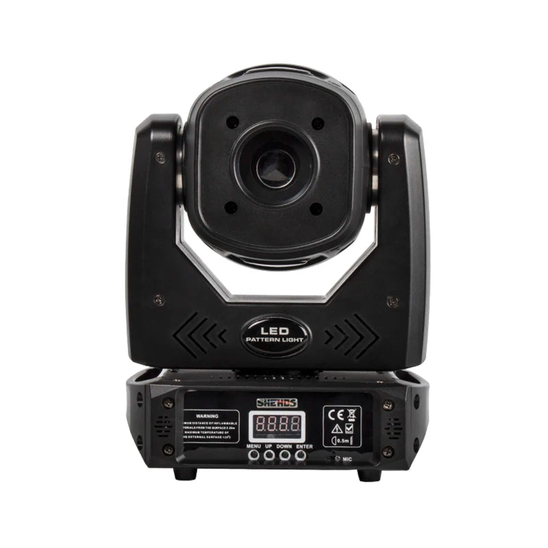 Moving Head Verlichting – LED Moving Head – Podiumverlichting – DJ Licht – Disco Spot – 80W LED – 3-voudige Prisma – Elektronische Focusing - QUORE