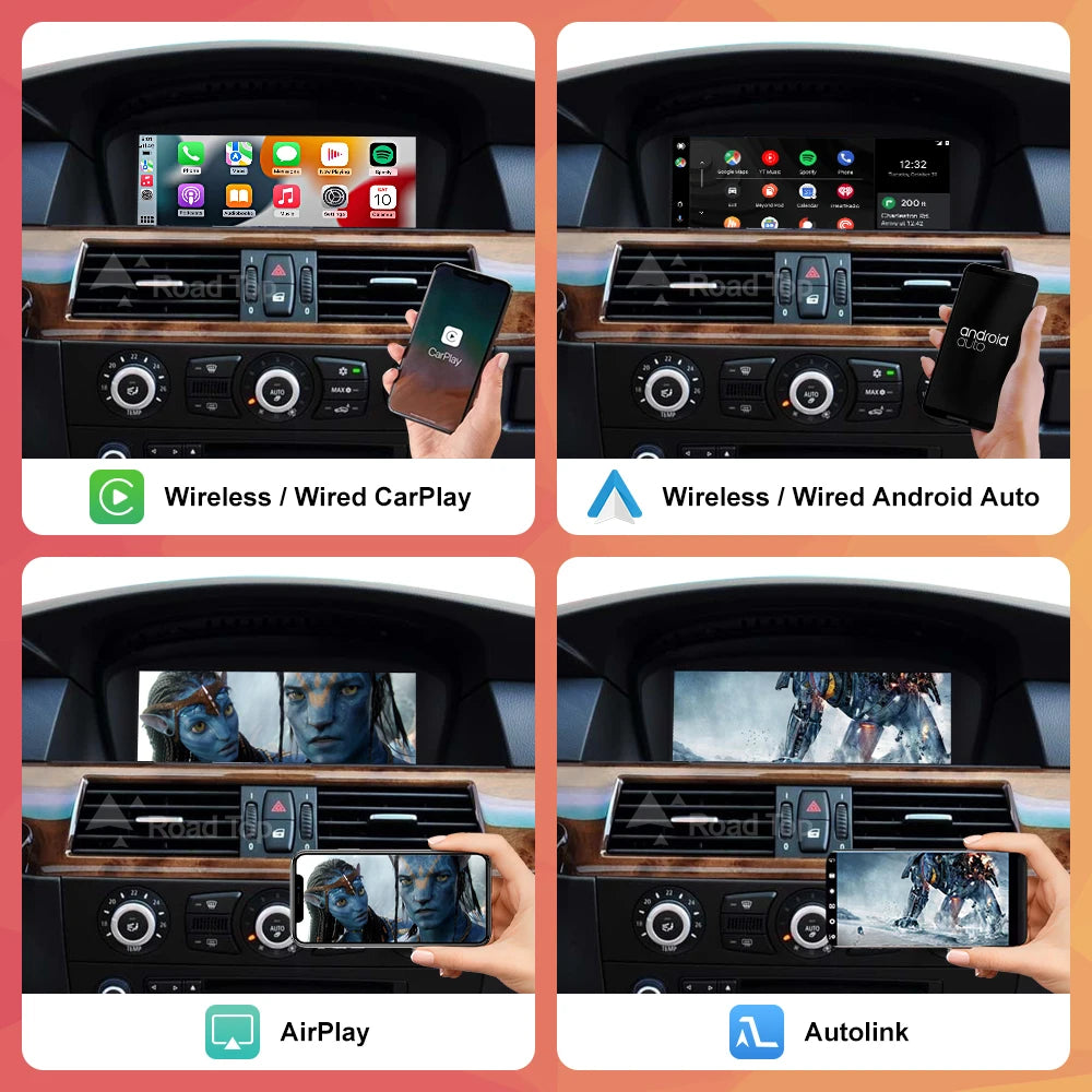 Carplay Scherm – Multimedia Display – Navigatiesysteem Auto – Touchscreen – Infotainment Scherm – 8,8 Inch – 1920x720 Resolutie – Wireless CarPlay & Android Auto