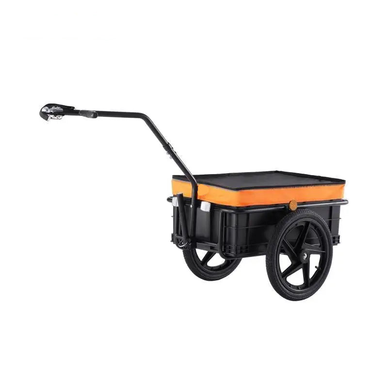 Fietsaanhanger – Fiets Trailer – Bagagedrager – Bolderkar – Inklapbaar – 40 Kg Laadcapaciteit – Weerbestendig Koolstofstaal