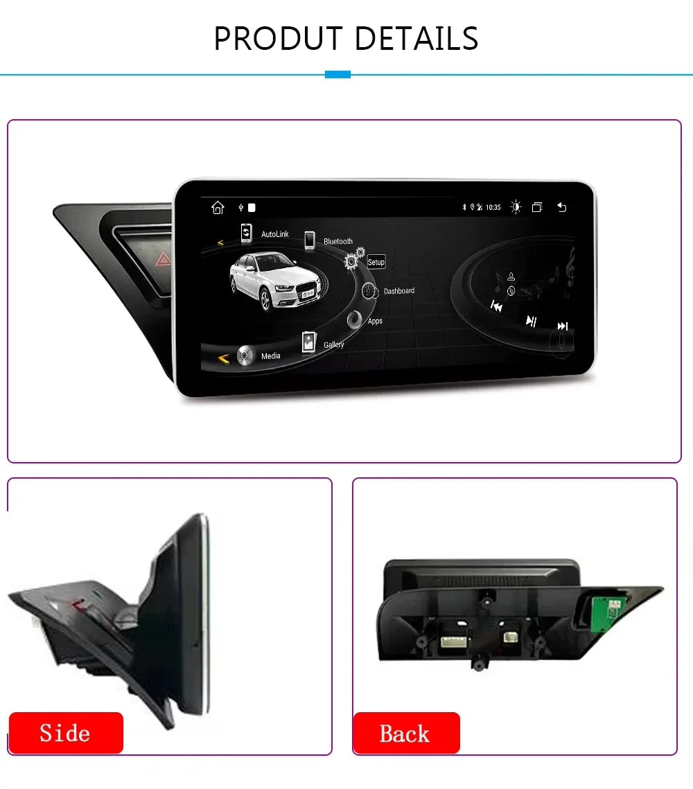 Autoradio – Multimedia Systeem – Carplay Systeem – Android Auto Radio – GPS Navigatie – 10,25 Inch Scherm – 8-Core Processor - QUORE