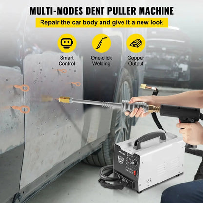 Uitdeukset Auto - Slagtrekker - Deukentrekker - Denthijs Puller Spot Lasser - 1.8KW - 3500A - 2 Laspistolen - voor Motorkap, Dakpaneel en 0.6-1.2mm Laswerk