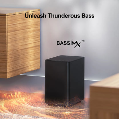 Soundbar - Speaker - Soundbars Draadloze Subwoofer & Achterluidsprekers - Box - 5.1 Virtuele Surround Soundbar – Home Theater 3D Surround Sound Systeem - QUORE