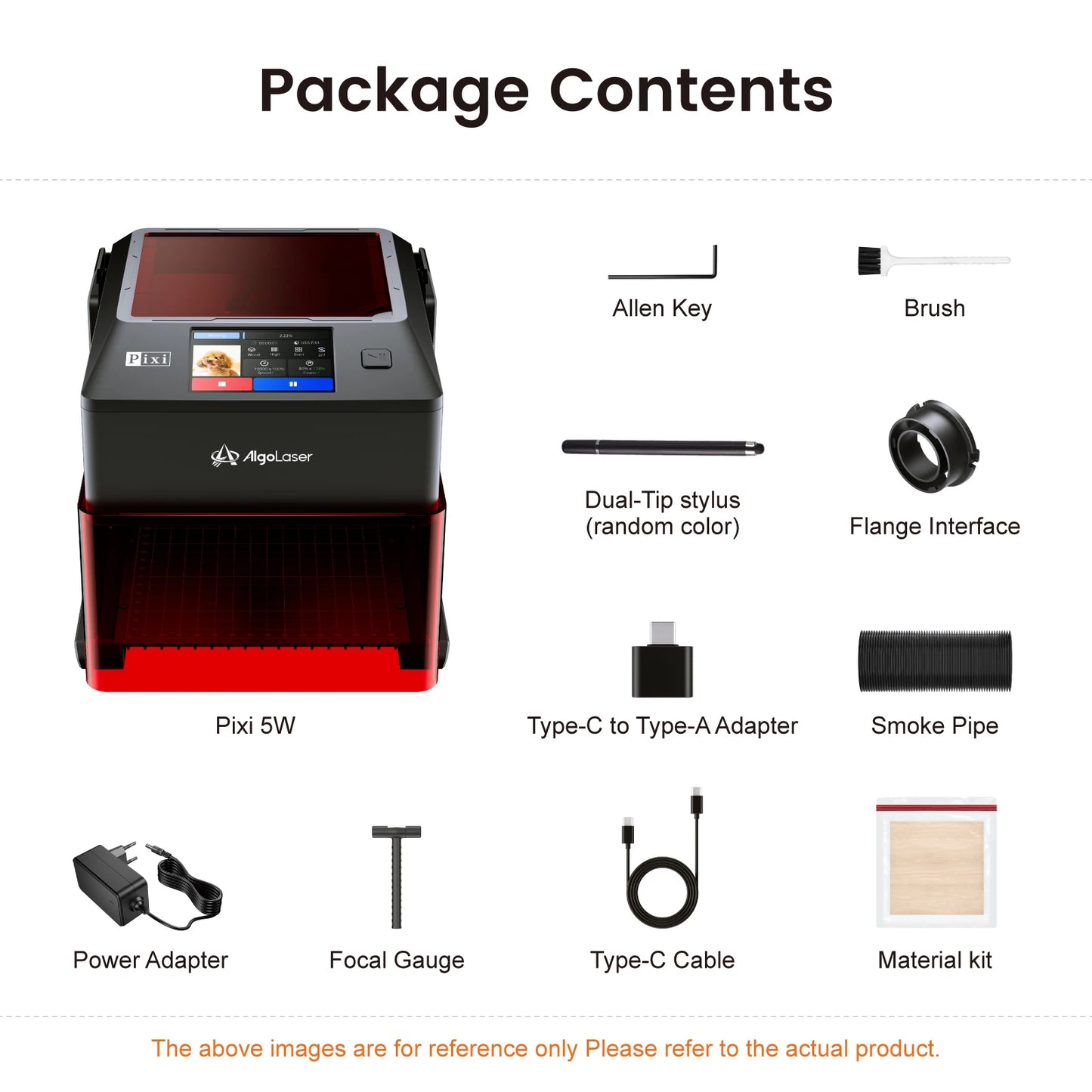 AlgoLaser 5W Laser Engraving Cutting Machine For Christmas And Halloween DIY Business Cards Stationery Wood Carving Oval Objects