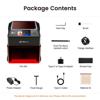 AlgoLaser 5W Laser Engraving Cutting Machine For Christmas And Halloween DIY Business Cards Stationery Wood Carving Oval Objects