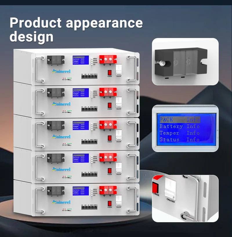 Hybride Zonne-energiesysteem – Zonne-omvormer – Energieopslag – LiFePO4 Accu – Zonnecontrollersysteem – 5 kW Dual Output – MPPT 100A Capaciteit