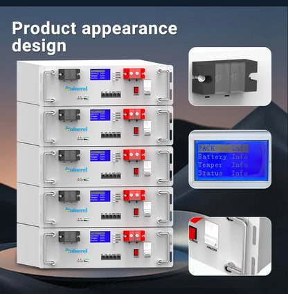 Hybride Zonne-energiesysteem – Zonne-omvormer – Energieopslag – LiFePO4 Accu – Zonnecontrollersysteem – 5 kW Dual Output – MPPT 100A Capaciteit