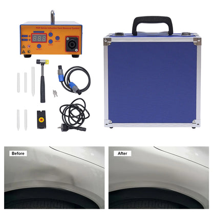 Inductie Verwarmingsmachine – Inductie Heetgereedschap – Deukenverwijderaar – Autodeuk Reparatie – 1380W Vermogen – Digitaal Scherm – Compact Met Koffer