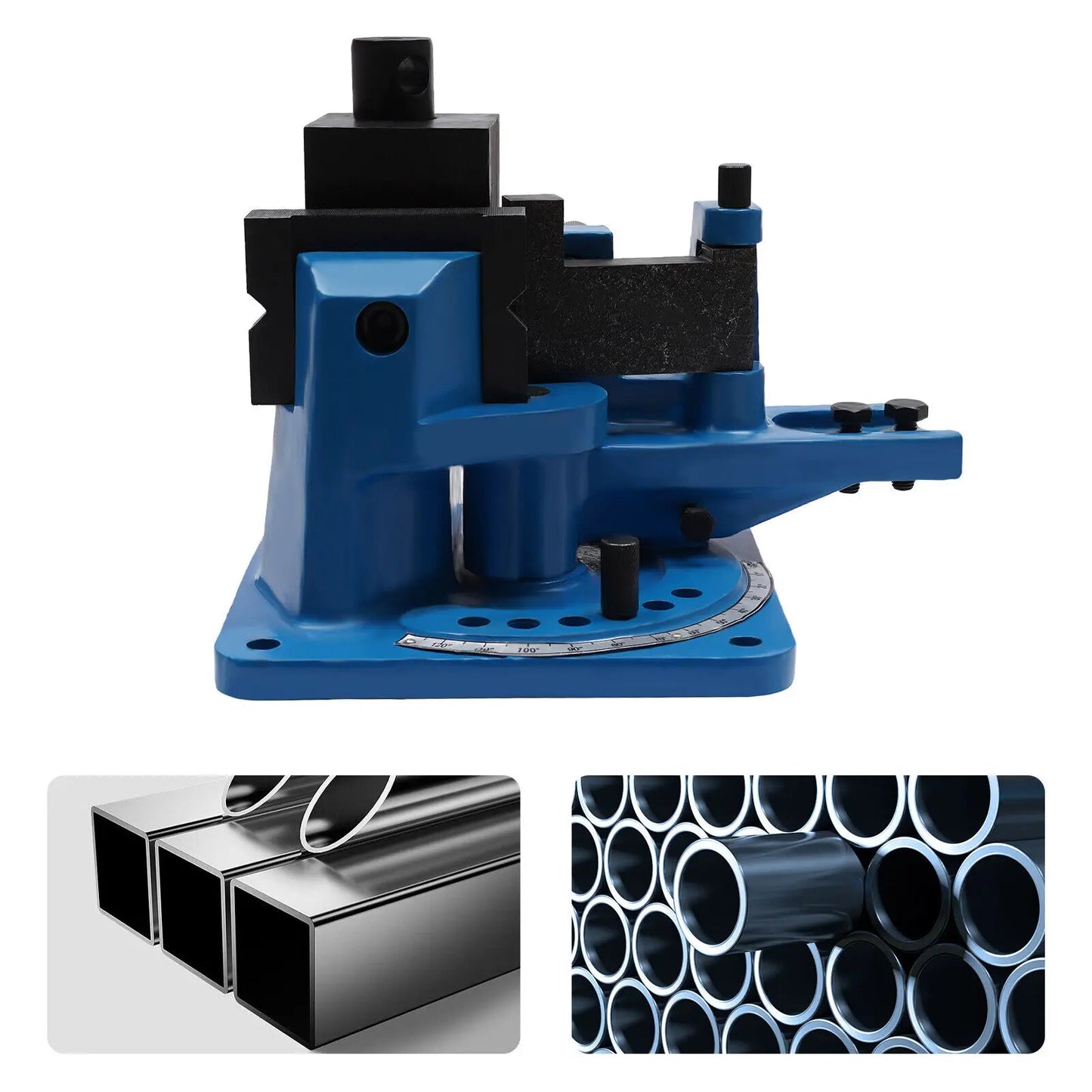 Metalen Buigmachine – Buizenbuiger – Staalbuiger – Handmatige Buigmachine – Robuust Design – Maximaal 120° Buighoek – Geschikt Voor Plat En Rond Staal