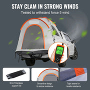 Pickup Truck Tent - Tent - Strandtent - Kampeertent - Waterdicht - PU2000mm Dubbele Laag - Geschikt voor 2-3 Personen - voor Kamperen Reizen Activiteiten