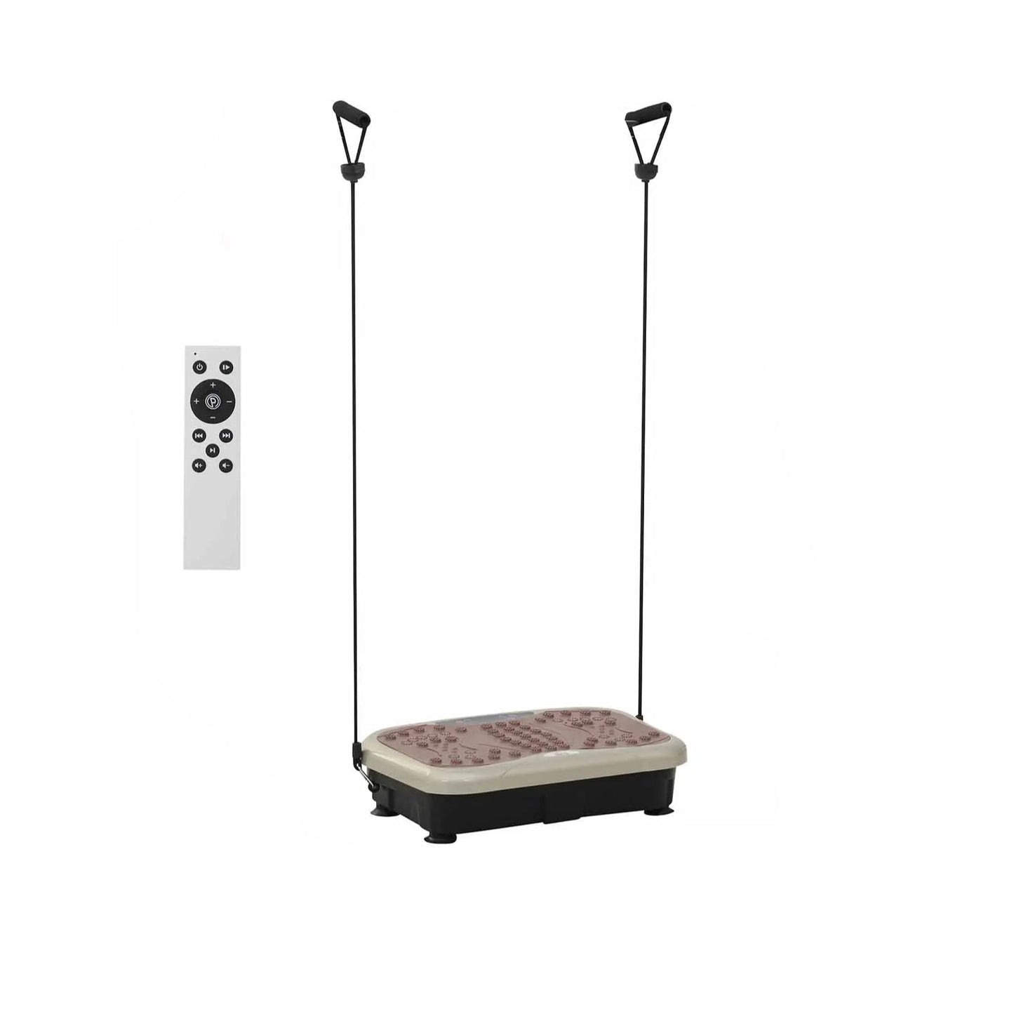 Trilplaat Fitness - Trilplaat - 99 Snelheden - LED Display - 120 kg - 200W - Inclusief Weerstandsbanden -  en Afstandsbediening - Voor Spiertraining - en Vetverbranding - 54 x 33 x 14 cm - QUORE