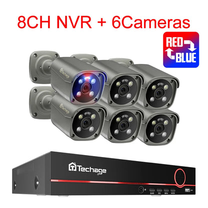 Beveiligingscamera – Camerabewaking – Buitencamera – IP-camera – CCTV Camera – 4K Ultra HD Resolutie – Tweeweg Audio & Kleurennachtzicht