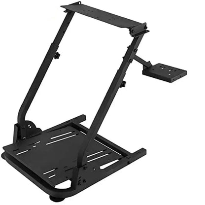 Stuurstandaard - Wheel Stand - Racing Simulator - Sim Race Stuurstandaard - Racing Wheel Stand - Volledig Verstelbaar – Carbon Staal – Compact Opvouwbaar - Zwart
