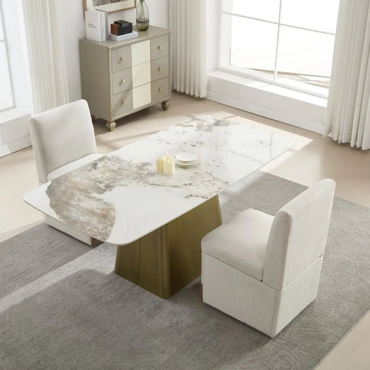 Eetkamerstoelen – Stoelen Met Wieltjes – Draaistoelen – Opbergbank Stoelen – Gestoffeerde Stoelen – Met Verborgen Opbergruimte – Comfortabele Linnen Bekleding