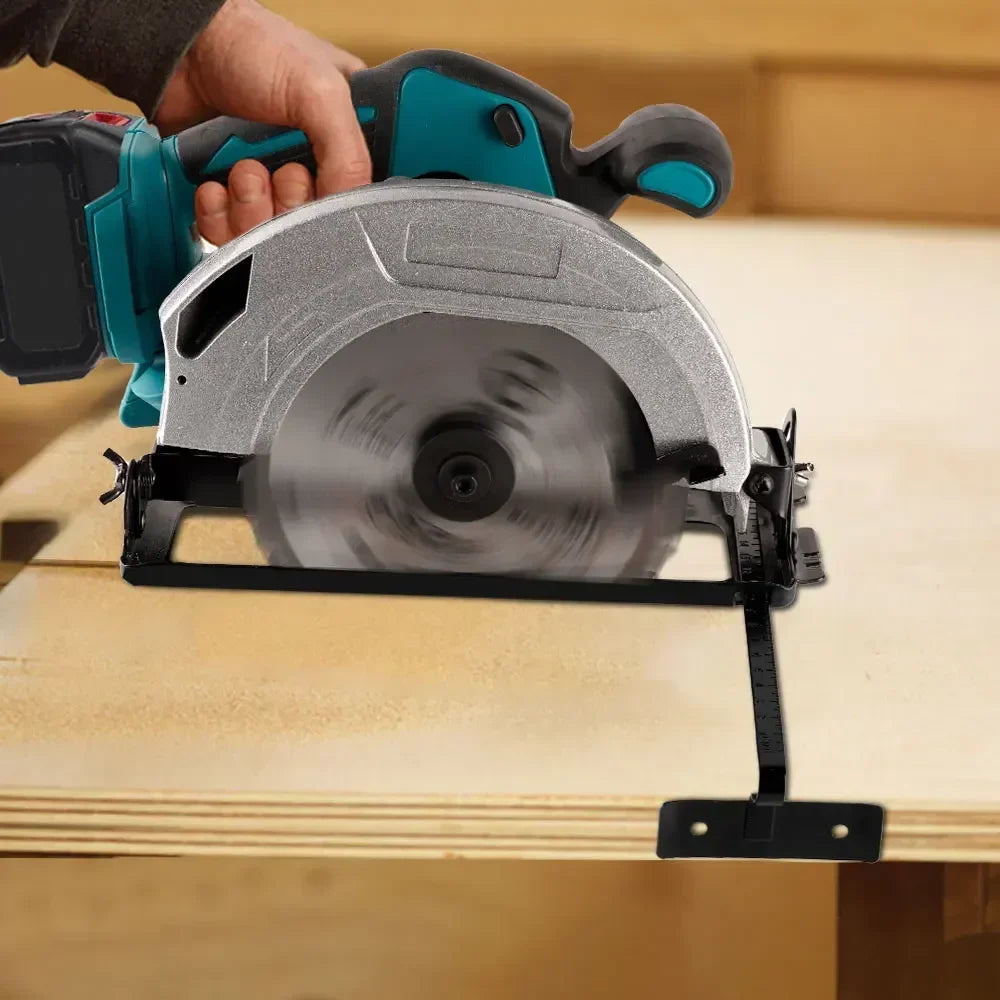 Cirkelzaag - Zaag - Cirkelzaagmachine - Draadloze - Borstelloze - 7" (180mm) - 10800RPM - Verstelbare Hoek – Compatibel met 18V/21V Batterijen – Voor Hout, PVC en Steen