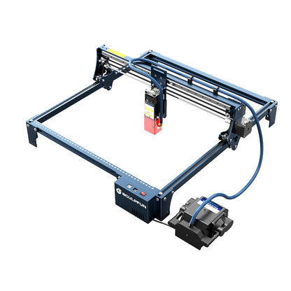 Lasergraveerder – Laser Cutter – Laser Snijder – CNC Graveermachine – Gravureapparaat – Automatische Luchtondersteuning – Ultra-Nauwkeurige Laserfocus 0,06 X 0,08 MM – Uitbreidbaar Werkoppervlak 410 X 400 MM