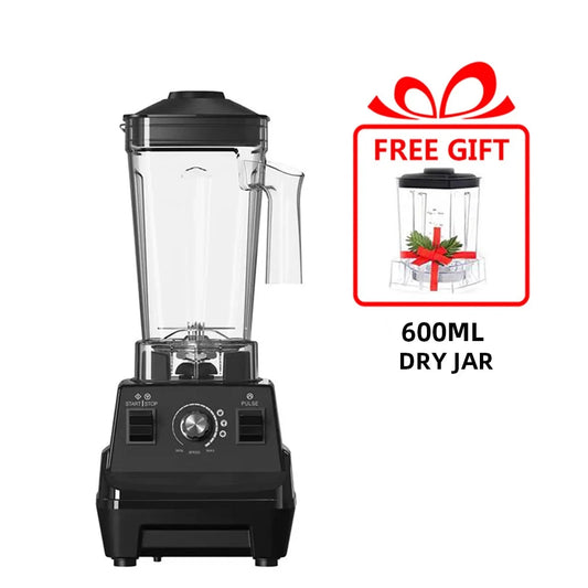 Blender - Smoothie Blender - Blender to go - Smoothie Makers - Smoothie maker - 1800W- BPA-vrij 1,8L en 0,6L Dual Jar- Zwart