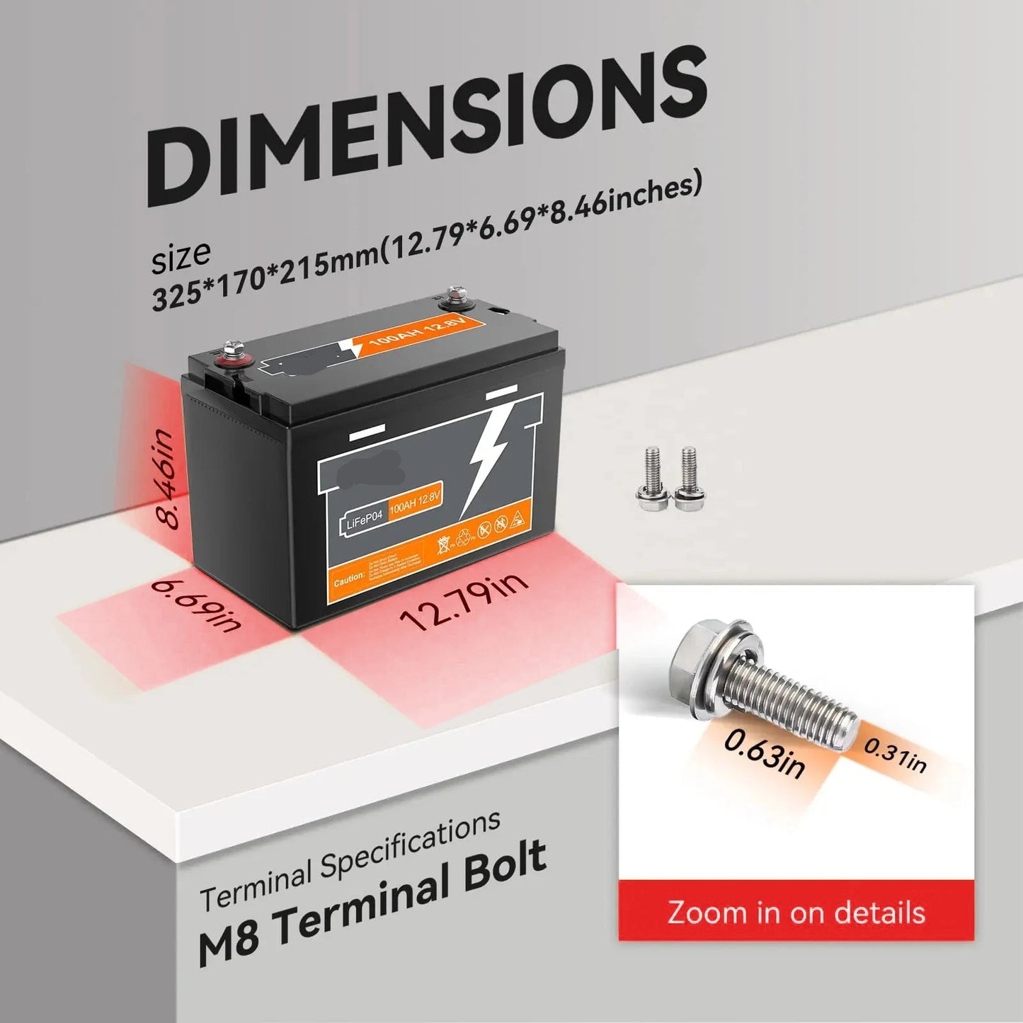 LiFePO4 Batterij – Lithium Accu – 12V Accu – 24V Batterij – 150Ah Capaciteit – BMS Veiligheid – Lichtgewicht Compact - QUORE
