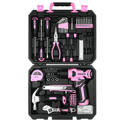 Gereedschapskoffer - Gevuld - Gereedschap - Gereedschapset - Schroevendraaierset - Meetlint - Rolmaat - Hamer - Bitset - Inbussleutelset - Zaag - Stanleymes - 126Pcs - Geel - QUORE