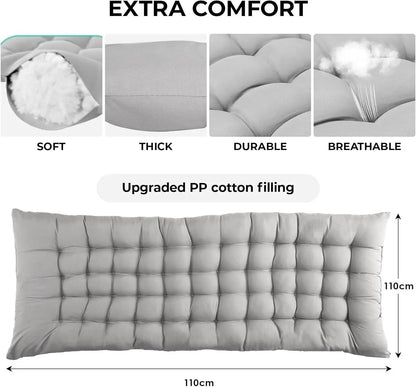 Ligbed - 3-delige Verstelbare Ligstoelset – Tuinstoelen – Zonnebedden – Klapstoelen – Strandstoelen – Duurzaam Stalen Frame – Verstelbare Rugleuning 90-160° - Grijs - QUORE