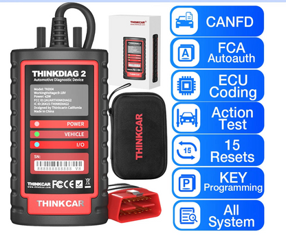 OBD Scanner - OBD2 - Auto Scanner - Auto uitlezen - Diagnose Apparatuur voor Auto's - OBD2 Diagnose Tool - CAN FD - FCA Protocol - 15 Reset Services - ECU Codering - Actieve Test - Volledig Systeem - Auto Scanner voor GM, Buick, Cadillac, Chevrolet