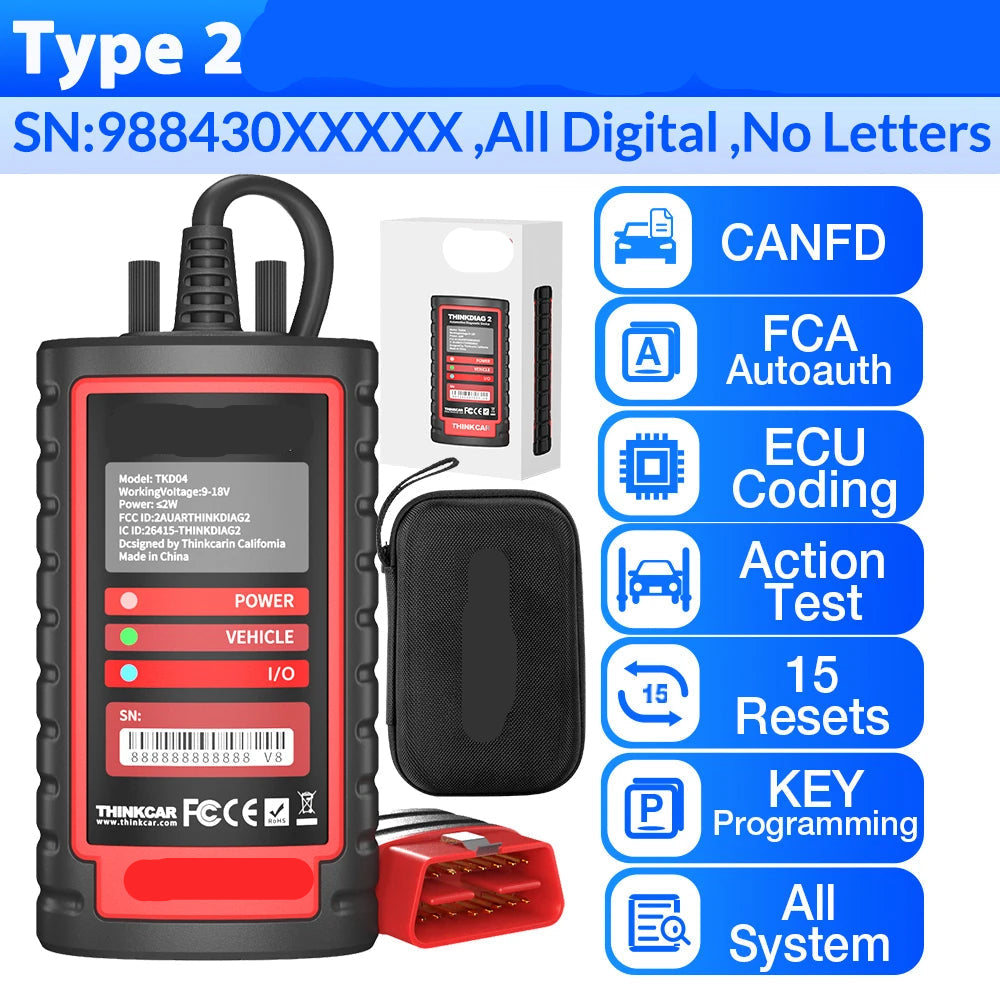 OBD2 Scanner - OBD - Uitleesapparatuur Auto - Diagnosecomputer - Storing Verwijderen - Auto Accessoires - Auto Uitlezen - 15 Reset Services - Systeem Scanner
