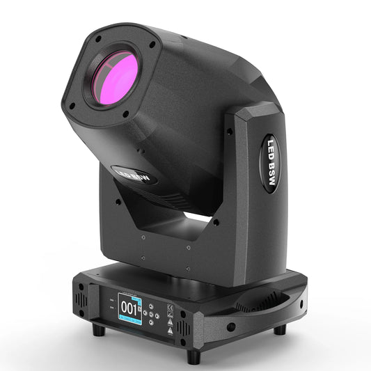 Movingheadlamp – Podiumverlichting – Discolamp – DJ Licht – Roterende Spot – 250W LED – 17 Gobo’s en 10 Kleuren – Zoom en Elektronische Focus