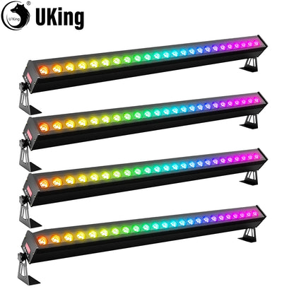 Wandlamp – RGB Wandverlichting – LED Wall Washer – Buitenlamp – Feestverlichting – 4 stuks 100W – IP65 Waterdicht Aluminium