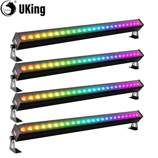 Wandlamp – RGB Wandverlichting – LED Wall Washer – Buitenlamp – Feestverlichting – 4 stuks 100W – IP65 Waterdicht Aluminium