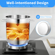 Soup pan - Soup pot - Cooking pans - Stew pan - Soup kettle - 70L - Stainless steel soup pan with lid - With stainless steel lid