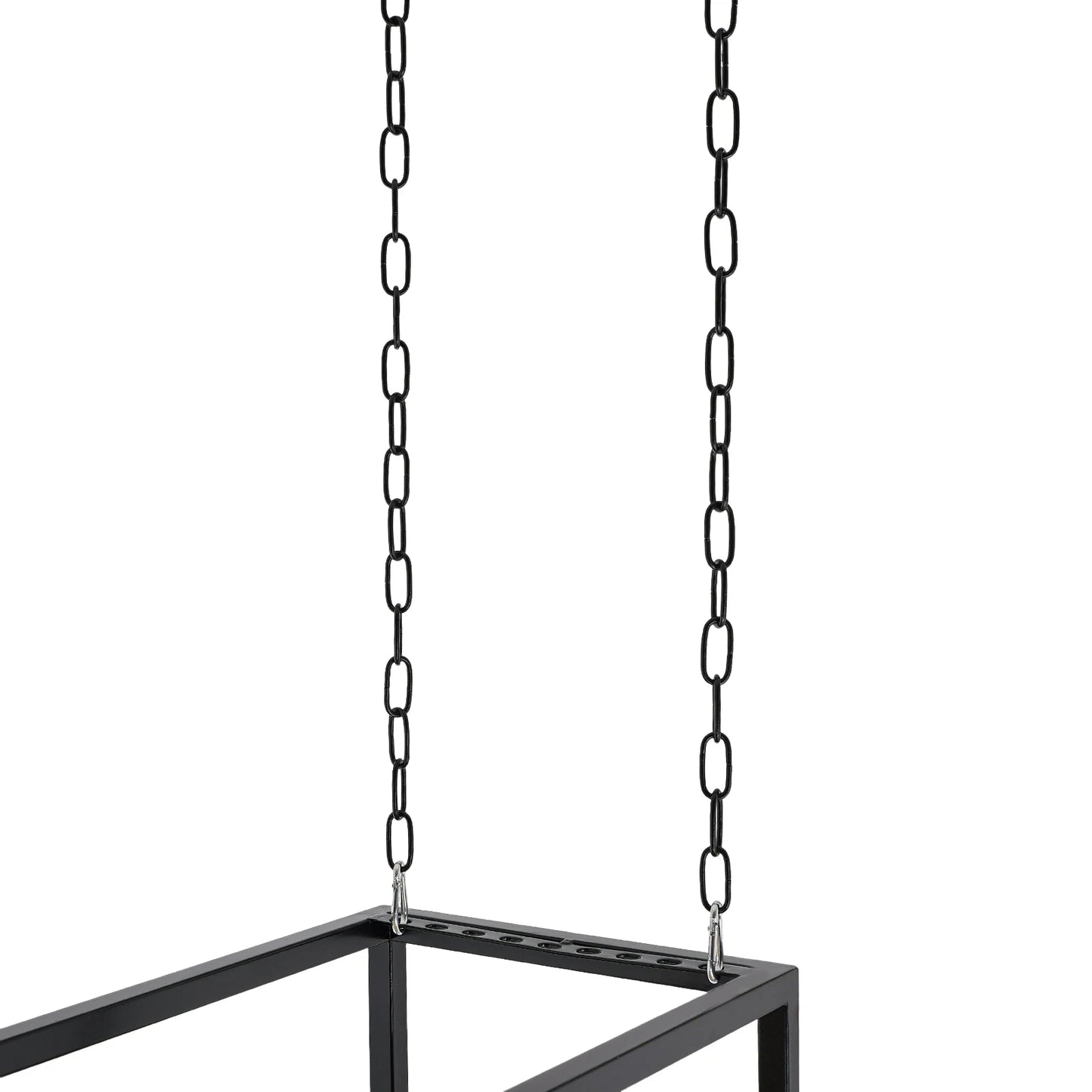 110cm/100cm Hanging Wine Rack Wine Bottle Holder Glass Shelf Kitchen Storage Display Rack Ceiling Mount Adjustable