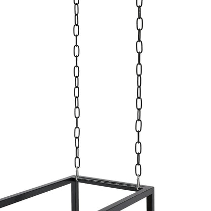 110cm/100cm Hanging Wine Rack Wine Bottle Holder Glass Shelf Kitchen Storage Display Rack Ceiling Mount Adjustable