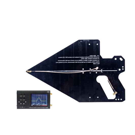 Spectrum Analyzer – Spectrummeter – Signaalanalyzer – Frequentieanalysator – Radiofrequentiemeter – Frequentiebereik 35-6200 MHz – Inclusief HT8 Log Periodieke Antenne