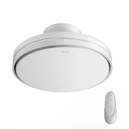Plafondventilator Bladloze Ventilator Plafondventilator Met Licht Ventilator Met LED – Stil 30W DC Motor – Dimbaar LED Licht 3 Kleuren