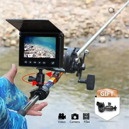 Onderwatercamera – Viscamera – Inspectiecamera – Duikcamera – Zwemcamera – 4,3 inch LCD-scherm – 20 Meter Kabel