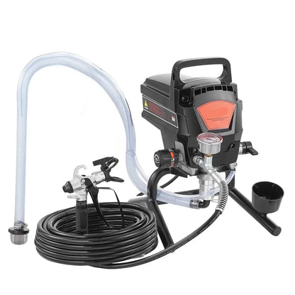 Airless Verfspuit - 750W – Spuitmachine - 3000PSI Hoge Druk – Elektrische Verfspuit - Lange Slang en Verlengstuk - voor Binnen - en Buiten – Professioneel en Efficiënt