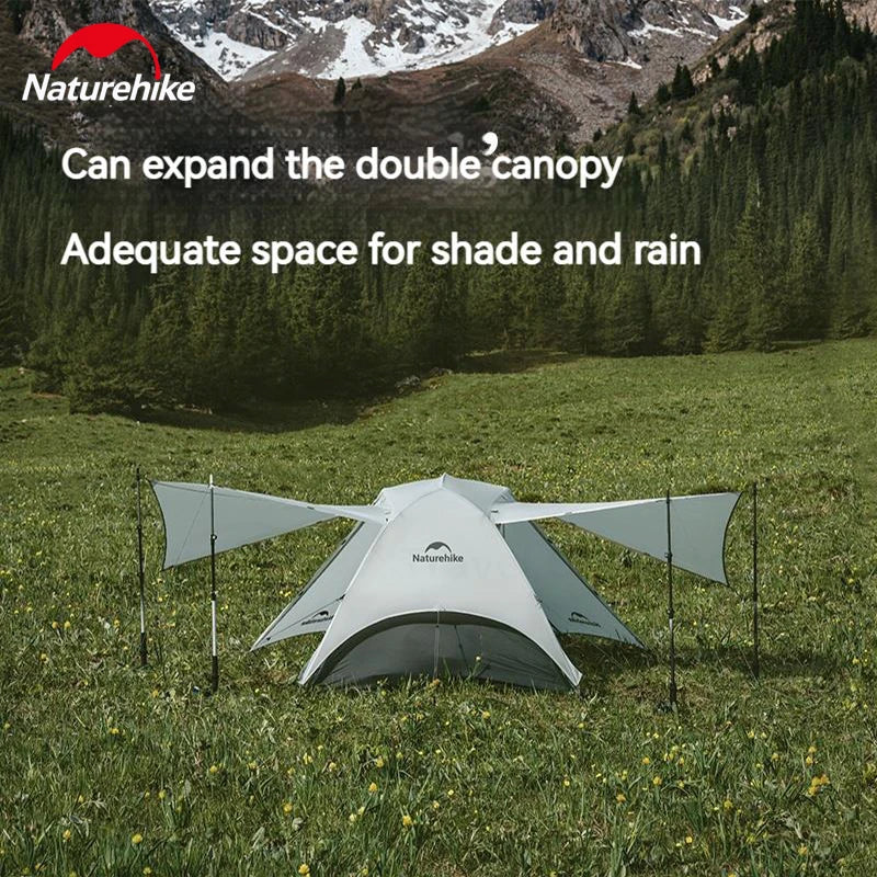 Naturehike Star River UL Camping Tent 15D Silicone 2 Person 3 Seasons Tent Ultralight Portable Outdoor Hiking Tents With Mat