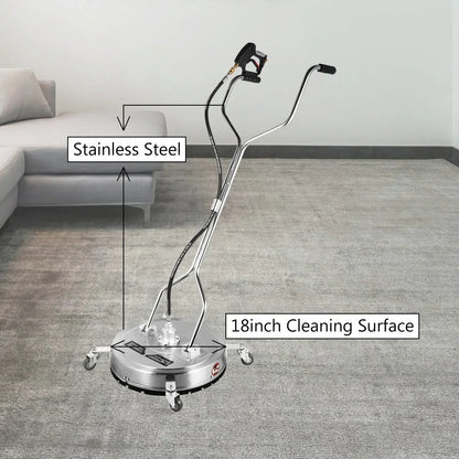 Hogedrukreiniger - Oppervlaktereiniger - Terrasreiniger - Karcher - 18Inch - 4000 PSI en 3/8 Snelkoppeling- Roterende - Professioneel Terrasreinigingssysteem