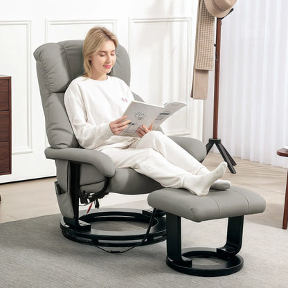 Relaxfauteuil – Massagestoel – Relaxstoel – Zithoekstoel – 10 Massagepunten – Verstelbare Rugleuning