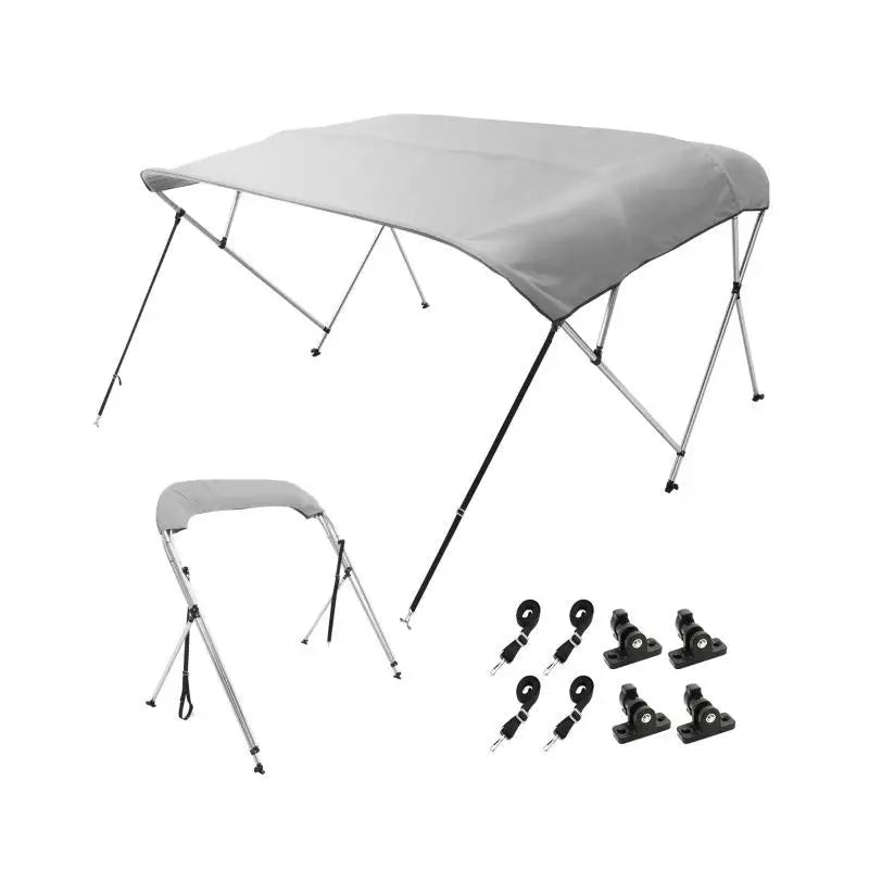 Biminitop 4 Bow - Biminitops - Parasolhoes - Bow Bimini Top Boat Cover - 900D Polyester Canopy - met 1” Aluminium Alloy Frame - Waterdicht - Pacific Blue
