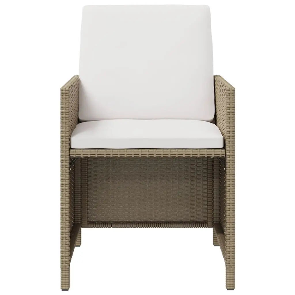 Tuinstoelen – Buitenstoelen – Terrasstoelen – Balkonstoelen – Weerbestendig Resin – Gepoedercoat Stalen Frame - 52 x 56 x 85 cm