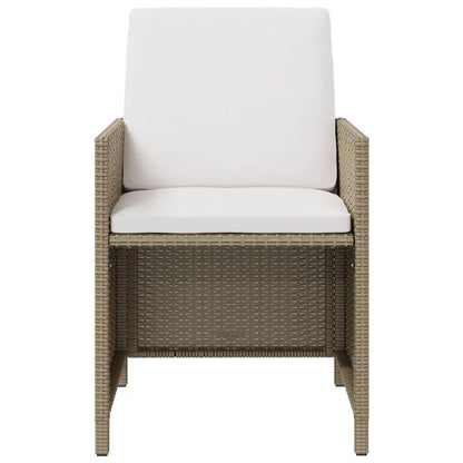 Tuinstoelen – Buitenstoelen – Terrasstoelen – Balkonstoelen – Weerbestendig Resin – Gepoedercoat Stalen Frame - 52 x 56 x 85 cm