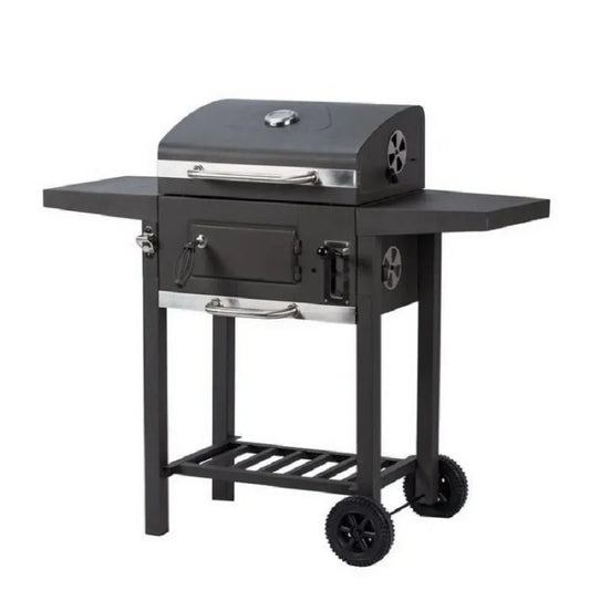 Houtskoolbarbecue – Buitenbarbecue – Tuinbarbecue – Grill – BBQ – Opvouwbaar Zijrek – Verstelbare Houtskoolplaat