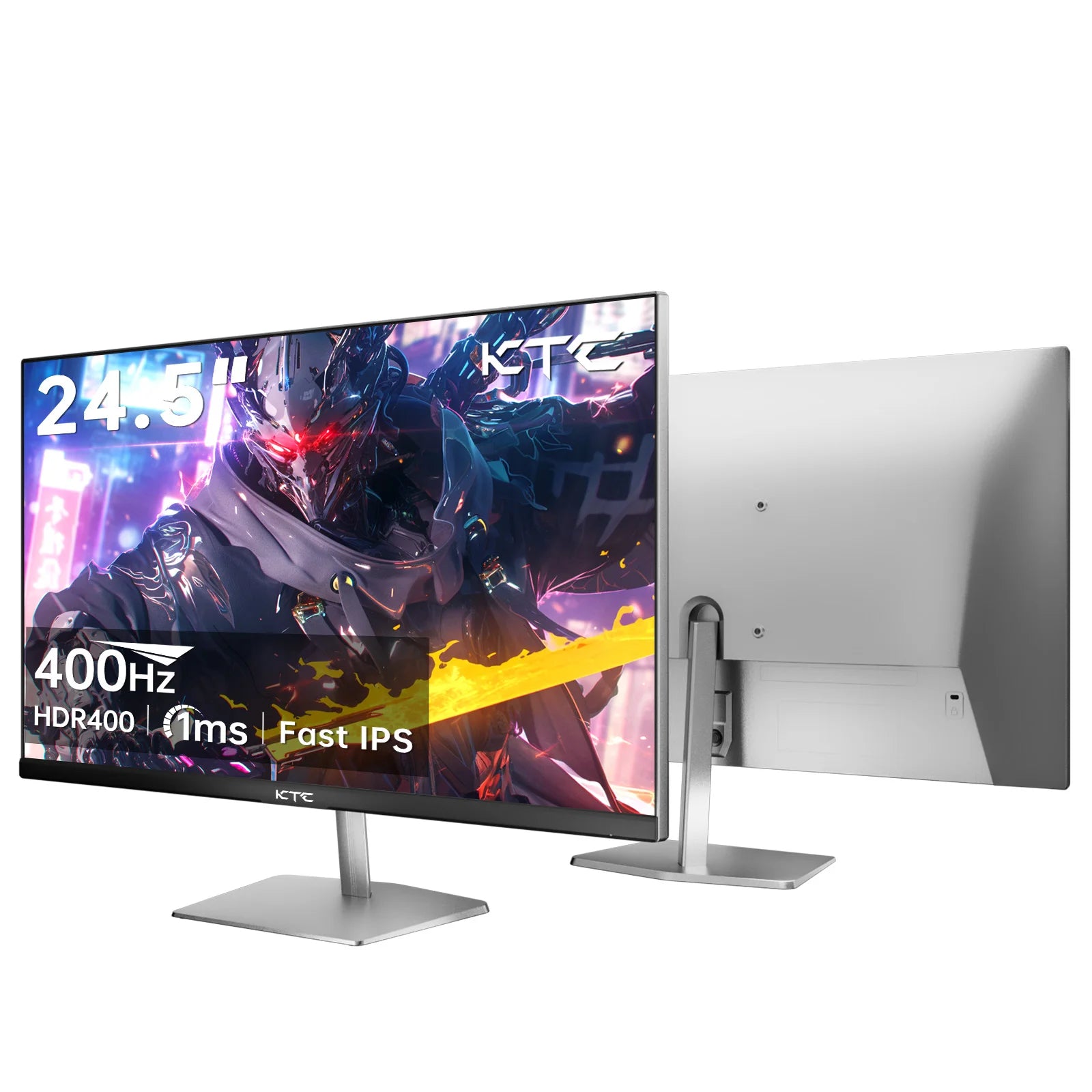 Gaming Monitor – Gaming Scherm – PC Monitor – Breedbeeld Monitor – Full HD Monitor – 24,5 Inch – 400Hz Verversingssnelheid – 1 ms Responstijd – Mat Scherm – HDR400 - QUORE