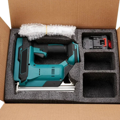 Elektrisch Spijkerpistool - Nietpistool - Handtacker - Snoerloos - 2-Gang - 18V Accu - Nagelpistool - Oplaadbare Accu - Borstelloos - Nagelpistool - Spijkermachine - Zonder Accu - Groente
