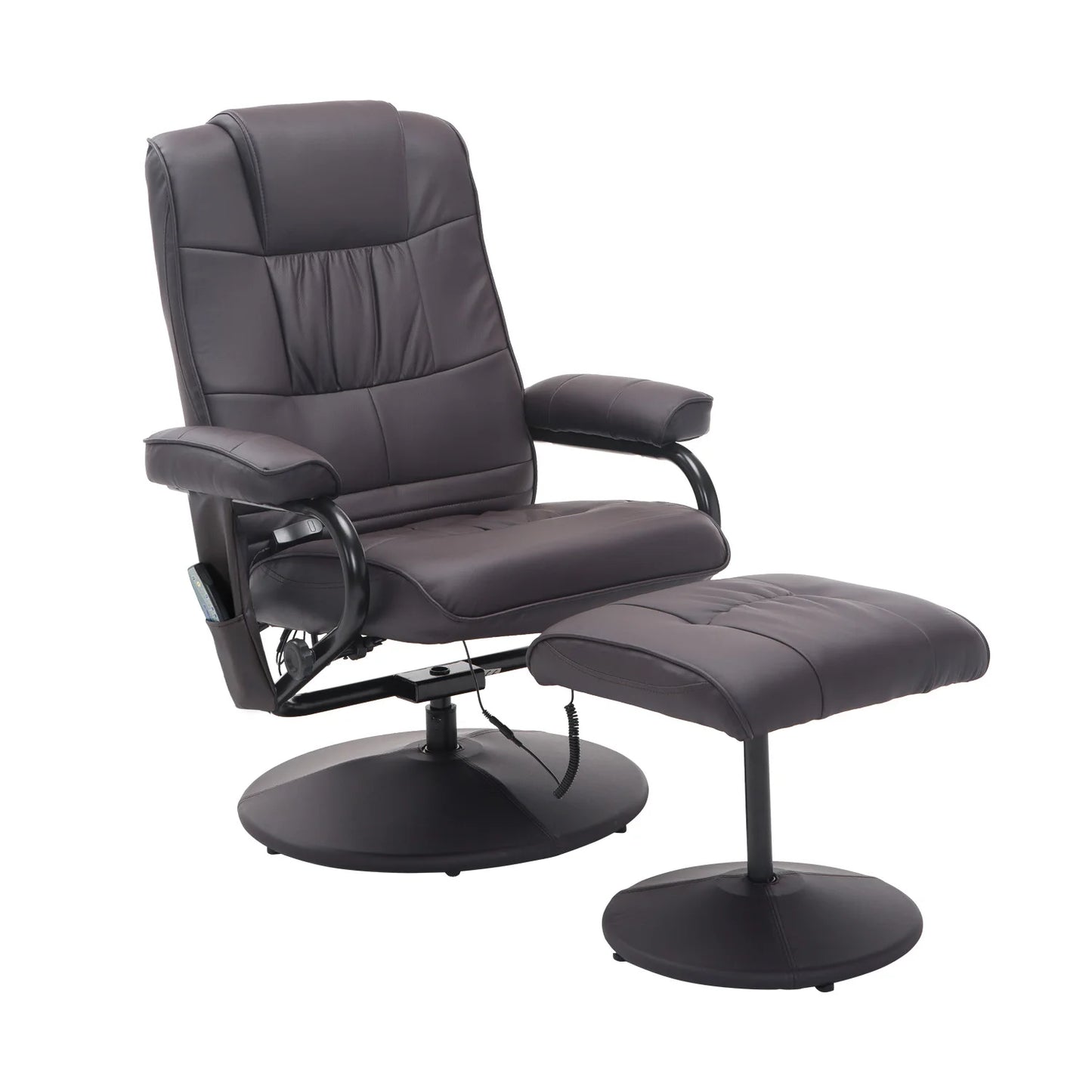 Massagestoel – Relaxfauteuil – Massagezetel – Shiatsu Stoel – Elektrische Stoel – 10 Vibratiestanden – Kunstleer Bekleding