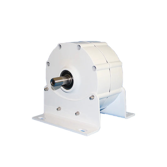 Wind- En Waterkrachtgenerator – Duurzame Generator – Off-Grid Stroomopwekker – Energieopwekker – Aluminium Behuizing – Hoog Rendement - 48V (met Basis) – 2000W 300RPM - QUORE