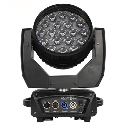 LED Wash Moving Head – LED Beam Verlichting – DJ Licht – Podiumspot – RGBW Stage Light – 2 Stuks Met Flightcase – 285W Vermogen – Instelbare Zoom 10-60°