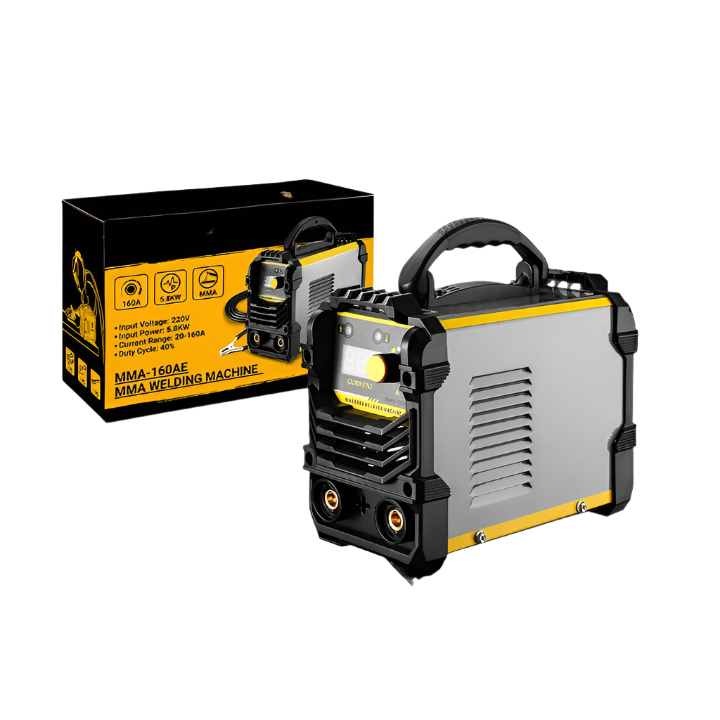 Elektrisch Lasmachine - Lasmachine - Lasapparaat - Digitaal Inverterlassen - Draagbare MIG-lasser - ARC - 220V - MMA - 4.1KW - 32 x 22 x 13 cm - IP21S - 1.6-3.2mm Elektrodediameter - Zwart/Zilver