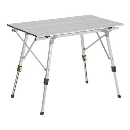 Klaptafel - Camping - Tuint - Feest - Picknick - Opvouwbare - Inklapbare - Draagbaar - Bureau -Lichtgewicht Aluminium - Belastbaar tot 30 KG - Zilver